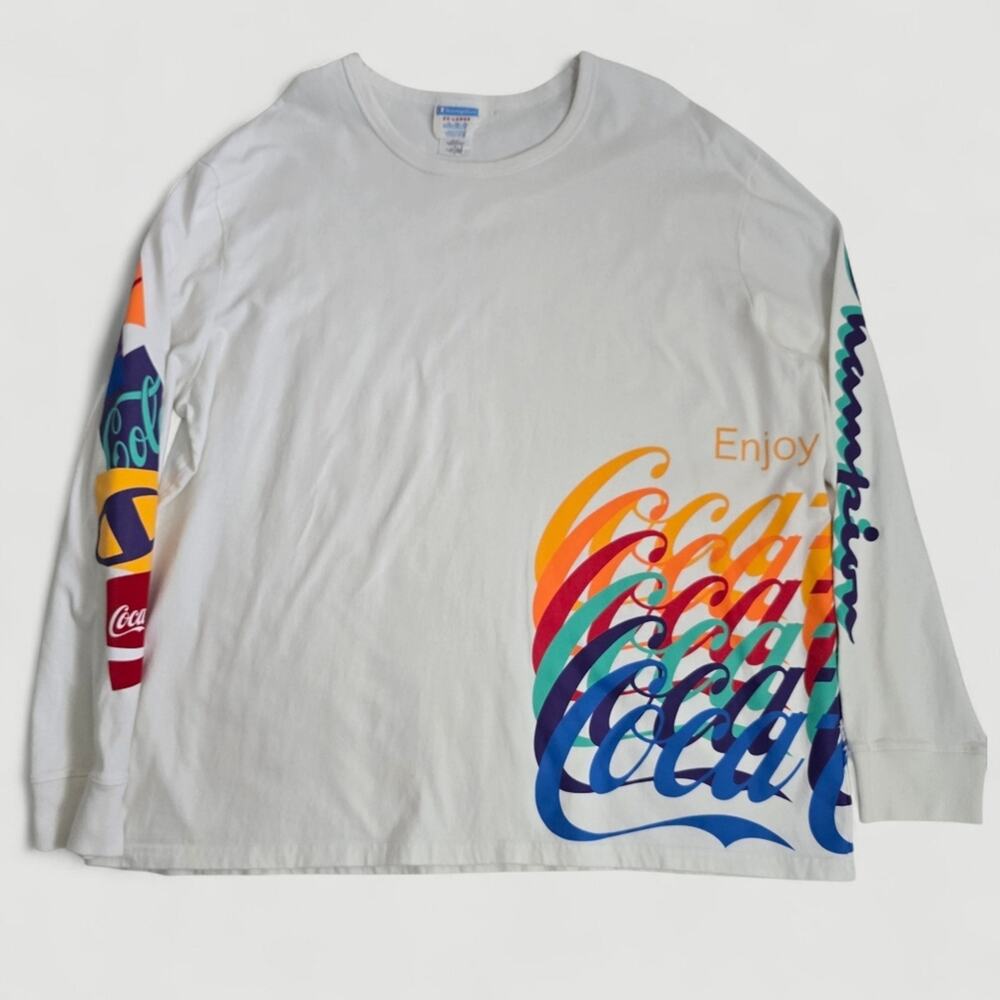 Champion X Coca Cola Limited Edition Long Sleeve Graphic Tee 2X
